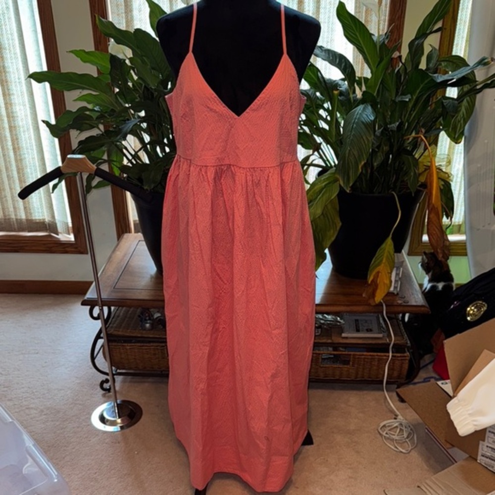 A New Day Pink Spaghetti Strap Maxi Sundress